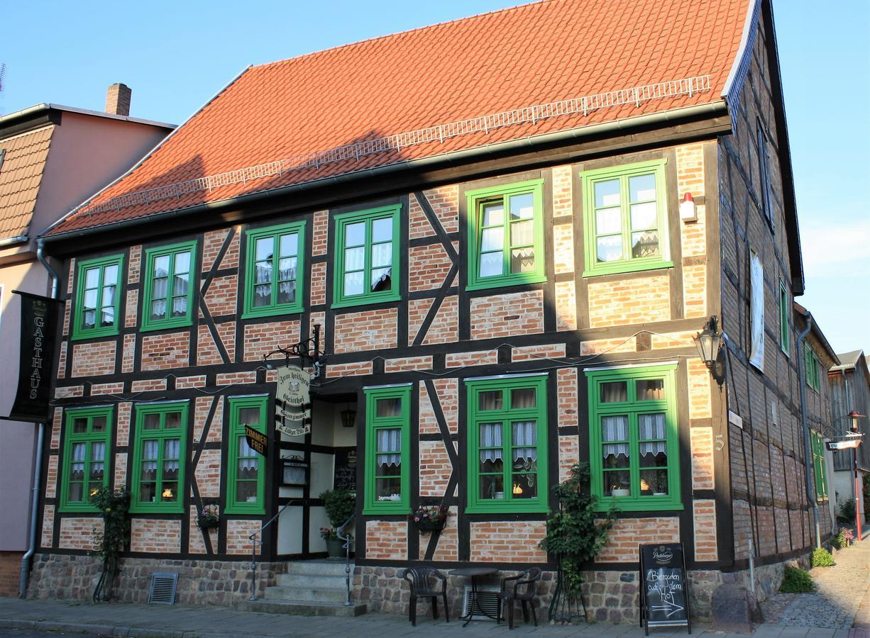 "Zum Heiligen Geisthof" Parchim Exterior foto